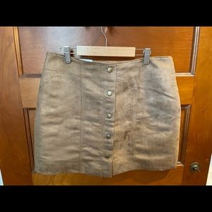 Gap Faux Suede Mini Skirt NWT (4)